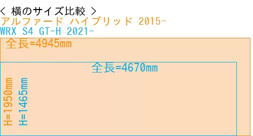 #アルファード ハイブリッド 2015- + WRX S4 GT-H 2021-